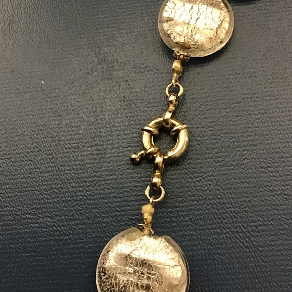 NWOT Silver and Gold Necklace in Approximately 10” length - Picture 3 of 3